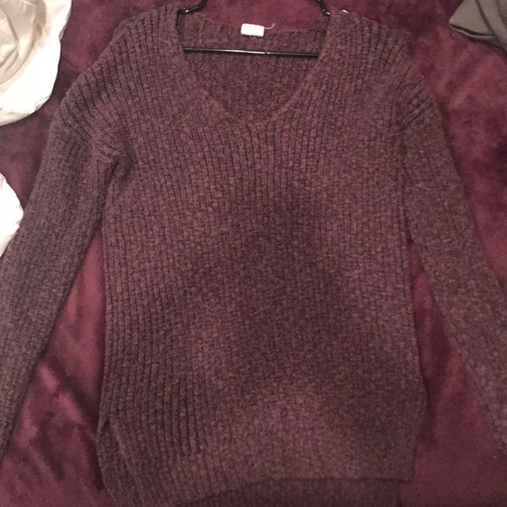 Purple sweater